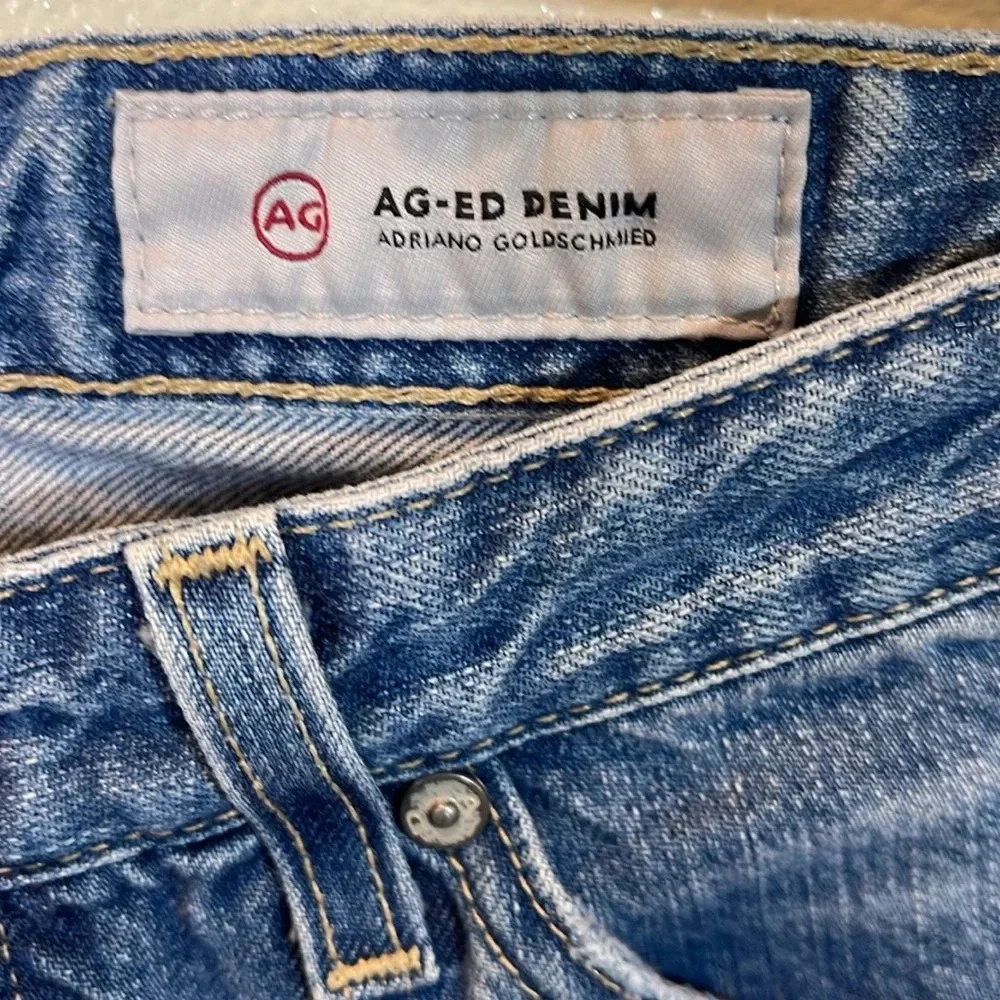 Ag The Sloan Vintage Straight Leg Jeans Light Blue Jeans size 27 - Picture 2 of 5